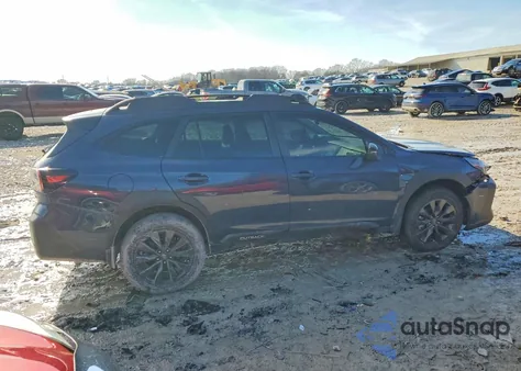 2025 Subaru Outback Onyx Edition z USA, uszkodzony, nr VIN 4S4BTALC1S3240375